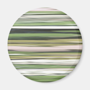 Abstrakte Nummer 2: Olive green verschwur Magnet