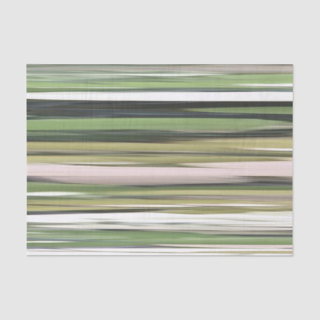 Abstrakte Nummer 2: Olive green verschwur Seidenpapier (Vorderseite)