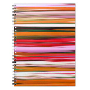 Abstrakte Nummer 2: Orangefarbene Unschärfe Notizblock