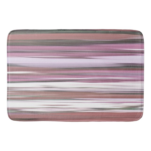 Abstrakte Nummer 2: Rosa Unschärfe Badematte (Vorderseite)