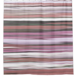 Abstrakte Nummer 2: Rosa Unschärfe Duschvorhang