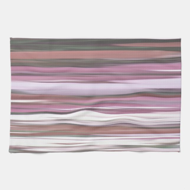 Abstrakte Nummer 2: Rosa Unschärfe Geschirrtuch (Horizontal)