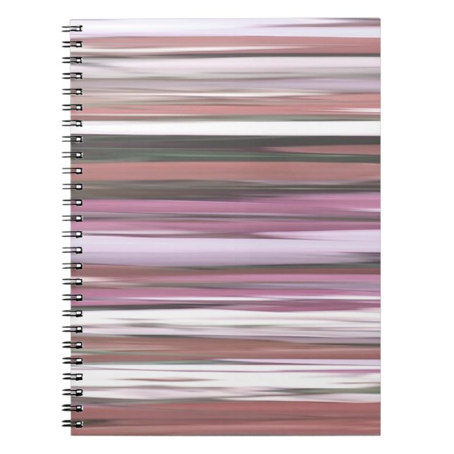 Abstrakte Nummer 2: Rosa Unschärfe Notizblock (Vorderseite)