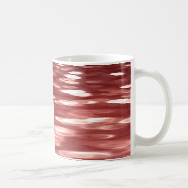 Abstrakte Nummer 2: Rote Unschärfe Kaffeetasse (Rechts)