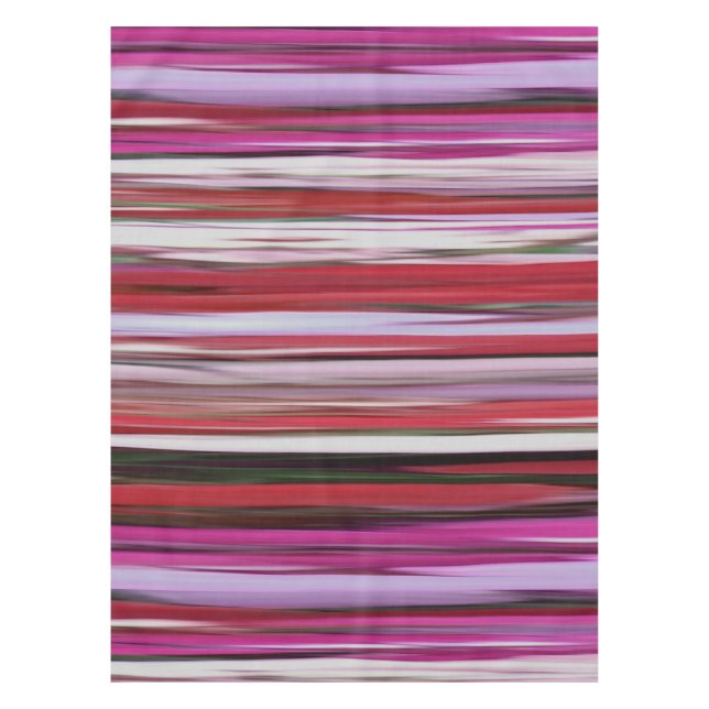 Abstrakte Nummer 2: Rote Unschärfe Tischdecke (Vorderseite)