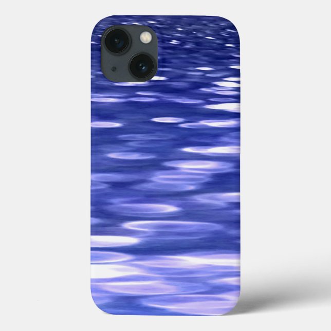 Abstrakte Nummer 3: Blue Shimmer Case-Mate iPhone  Hülle (Rückseite)