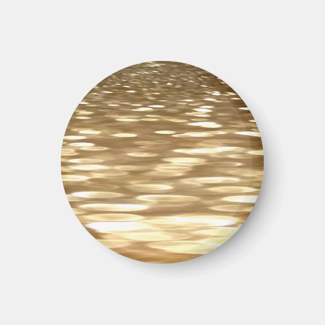 Abstrakte Nummer 3: Goldschimmer Magnet (Vorne)