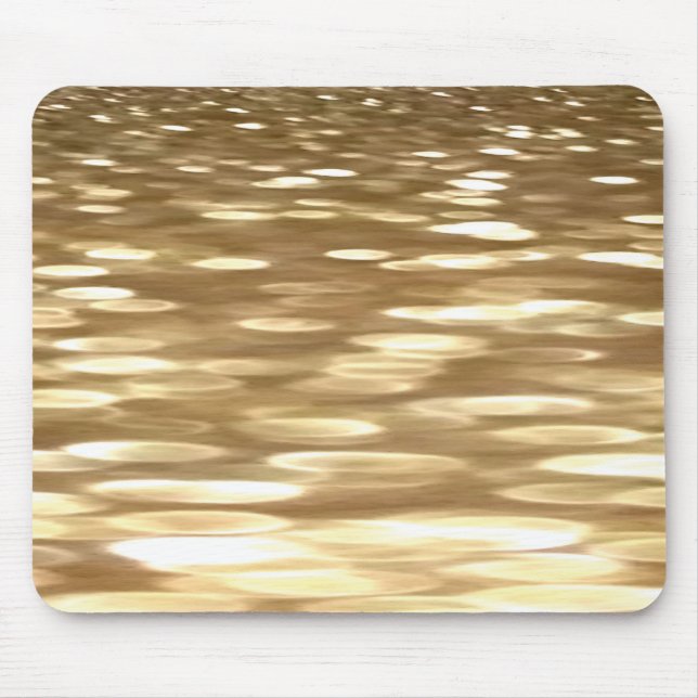 Abstrakte Nummer 3: Goldschimmer Mousepad (Vorne)