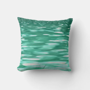 Abstrakte Nummer 3: Green Shimmer Kissen
