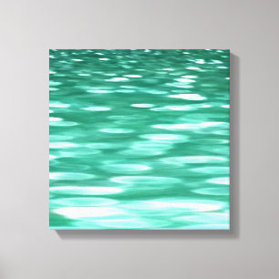 Abstrakte Nummer 3: Green Shimmer Leinwanddruck