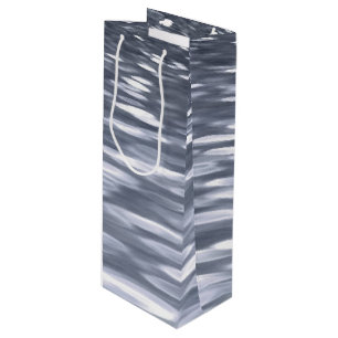 Abstrakte Nummer 3: Gunmetal-Schimmer Geschenktüte Für Weinflaschen