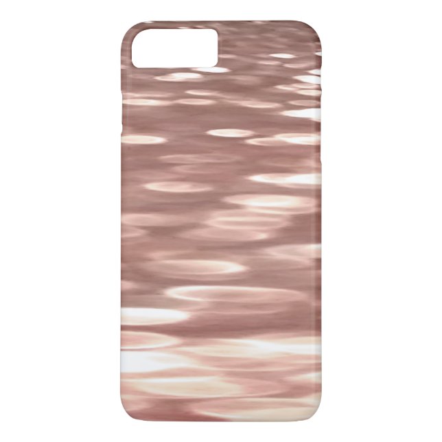 Abstrakte Nummer 3: Kupfer-Rose-Goldschimmer Case-Mate iPhone Hülle (Rückseite)
