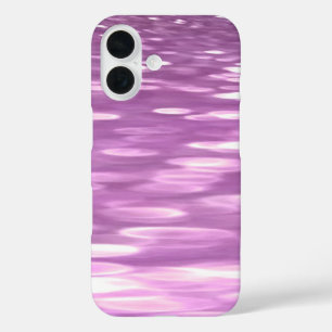 Abstrakte Nummer 3: Lilac Shimmer iPhone 16 Hülle