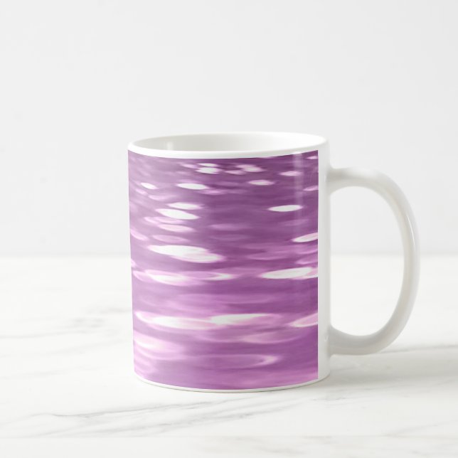 Abstrakte Nummer 3: Lilac Shimmer Kaffeetasse (Rechts)