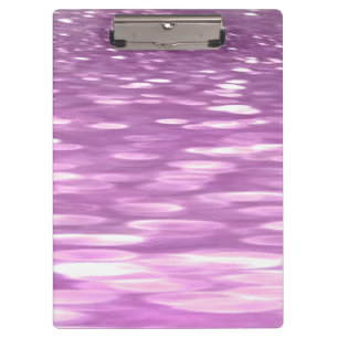 Abstrakte Nummer 3: Lilac Shimmer Klemmbrett