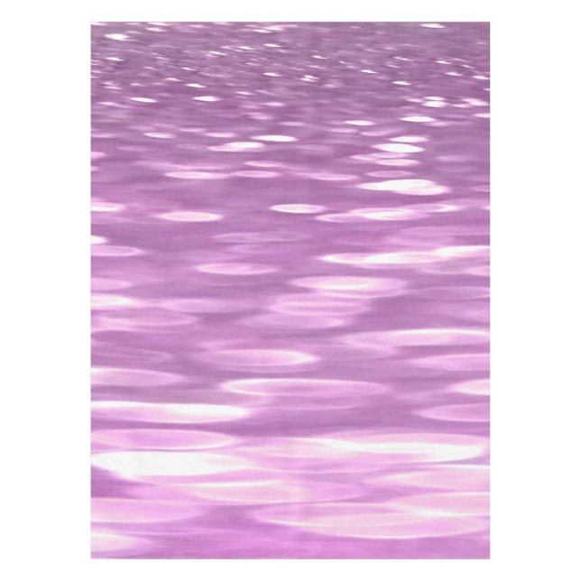 Abstrakte Nummer 3: Lilac Shimmer Tischdecke (Vorderseite)