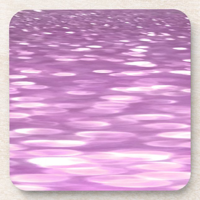 Abstrakte Nummer 3: Lilac Shimmer Untersetzer (Vorderseite)