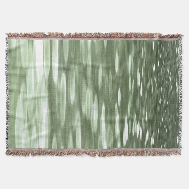 Abstrakte Nummer 3: Olive green verschwur Decke (Vorderseite)