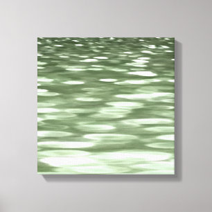 Abstrakte Nummer 3: Olive green verschwur Leinwanddruck
