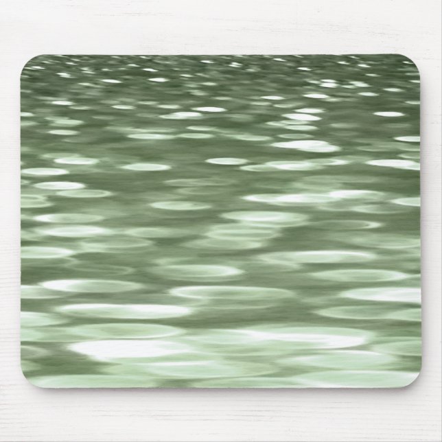 Abstrakte Nummer 3: Olive green verschwur Mousepad (Vorne)