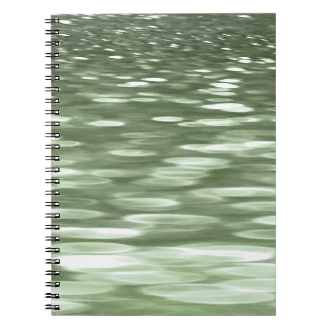 Abstrakte Nummer 3: Olive green verschwur Notizblock (Vorderseite)