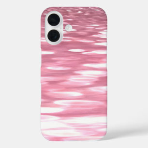 Abstrakte Nummer 3: Pink Shimmer iPhone 16 Hülle