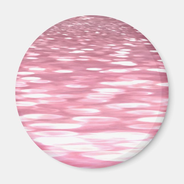 Abstrakte Nummer 3: Pink Shimmer Magnet (Vorne)