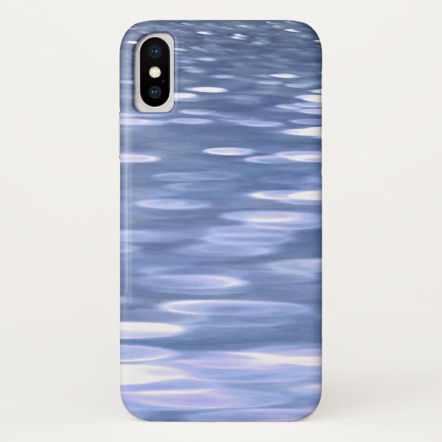 Abstrakte Nummer 3: Pulverblau-Schimmer Case-Mate iPhone Hülle (Rückseite)