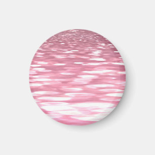 Abstrakte Nummer 3: Rosa Schimmer Magnet