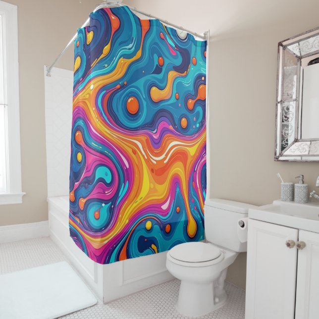 Abstrakte Oberflächenbilder 1200 - Duschvorhang (Beispiel)