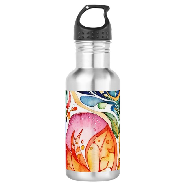 Abstrakte Oberflächenbilder 1207 - Wasserflasche (Vorderseite)