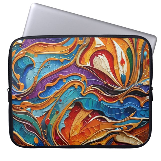 Abstrakte Oberflächenbilder 1211 - Laptop-Sieb Laptopschutzhülle (Vorderseite)
