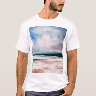 Abstrakte Öl-Leinwand: Zeitgenössische Textur T-Shirt