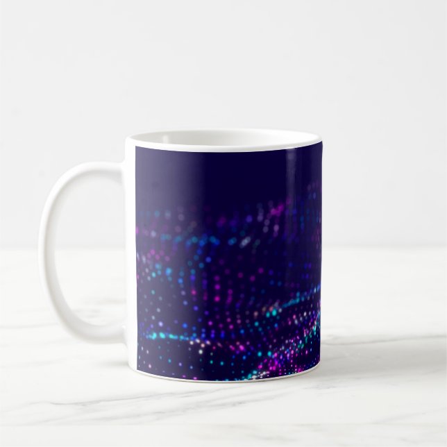 abstrakte Ölfarbe Textur auf Leinwand, Background  Kaffeetasse (Links)