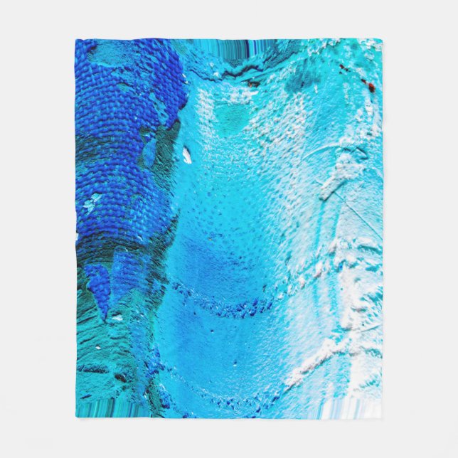Abstrakte Ölfarbe Textur auf Leinwand, Hintergrund Fleecedecke (Vorderseite)