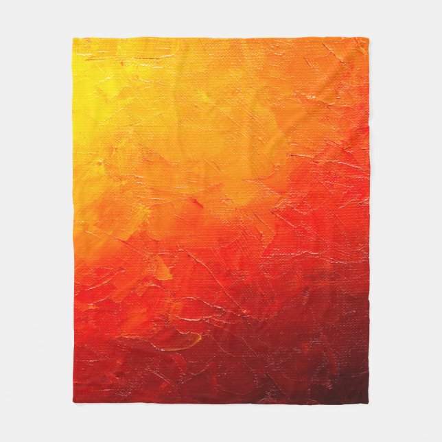 abstrakte Ölfarbe Textur auf Leinwand, Hintergrund Fleecedecke (Vorderseite)