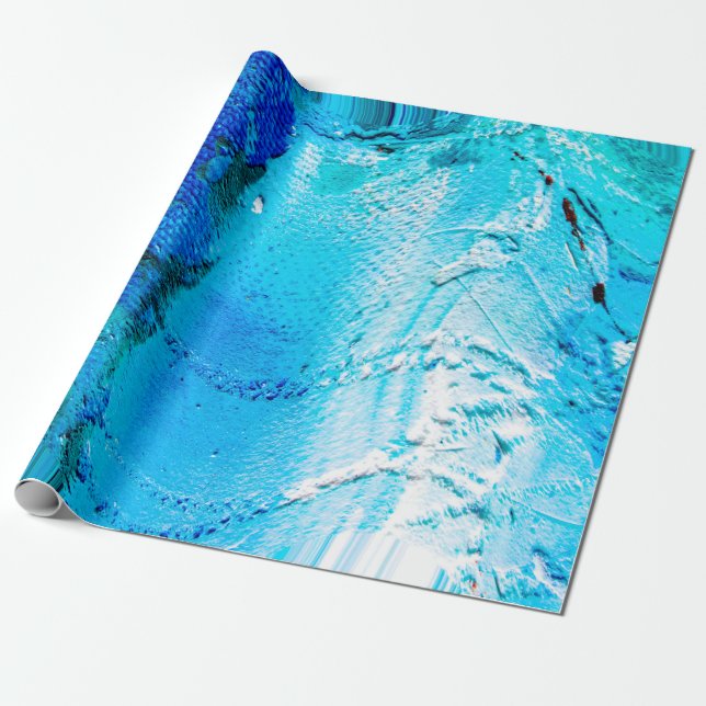 Abstrakte Ölfarbe Textur auf Leinwand, Hintergrund Geschenkpapier (Ungerollt)