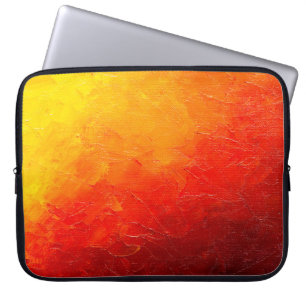 abstrakte Ölfarbe Textur auf Leinwand, Hintergrund Laptopschutzhülle