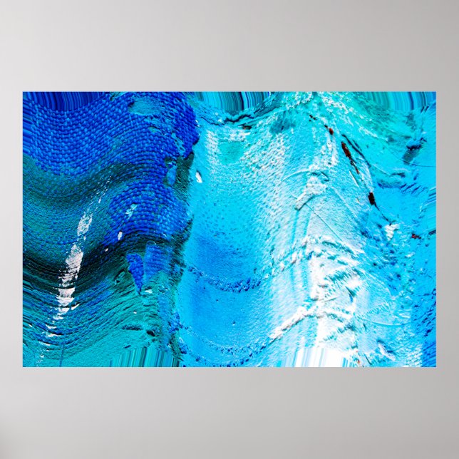 Abstrakte Ölfarbe Textur auf Leinwand, Hintergrund Poster (Vorne)