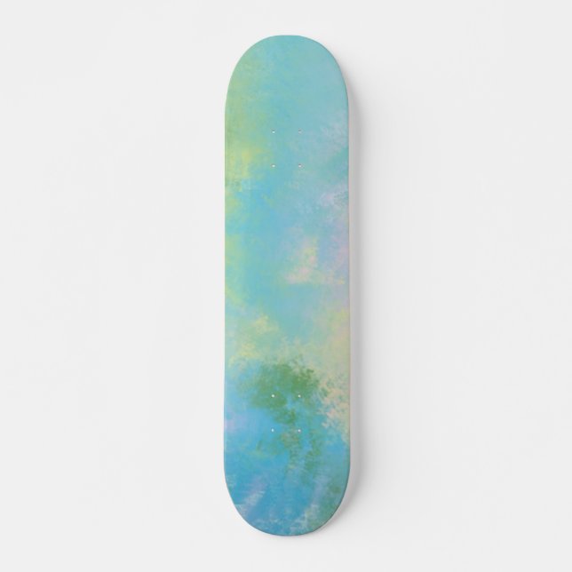 abstrakte Ölmalerei Skateboard (Vorne)