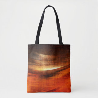 Abstrakte orange und schwarze Textur Hintergrundbi Tasche