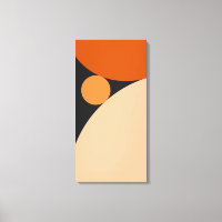 Abstrakte Orangen- und Pfirsichkreise
