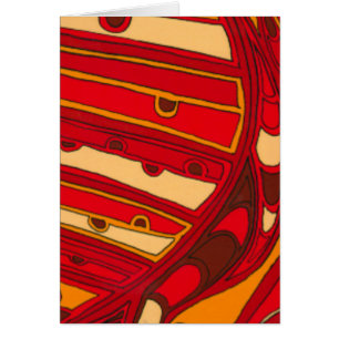 Abstrakte Orangenpanels