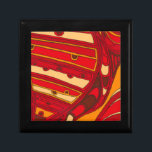 Abstrakte Orangenpanels Geschenkbox<br><div class="desc">Ein surrealistischer Traum, diese abstrakten, leuchtend farbigen Orangentafeln sehen aus wie geschmolzenes Wachs, das durch eine Leinwand fließt. Als Jennifer Goldberger Schöpfung ist dieses Werk phantastisch in seiner fantasievollen Verwendung von Farben und Linien. Bestelle noch heute!</div>