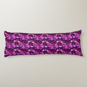 Abstrakte Orbe rosa/Lila whimsical Dots Design Seitenschläferkissen