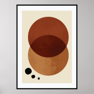 Abstrakte organische Form Poster