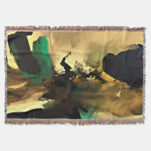 Abstrakte orientalische Stimmungskunst-Wurfdecke,  Decke