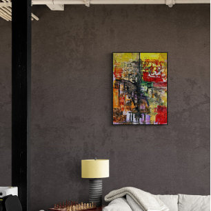 Abstrakte Originalkunst Poster