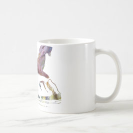 Abstrakte Otter-Silhouette Kaffeetasse