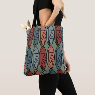 Abstrakte Ovalen Tasche
